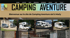 Desktop Screenshot of camping-aventure.ch
