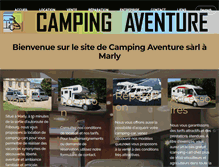 Tablet Screenshot of camping-aventure.ch
